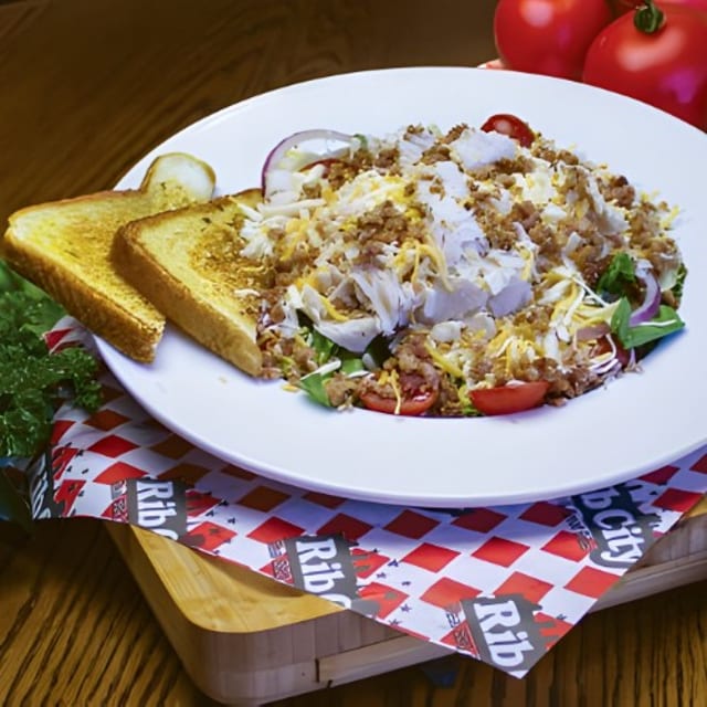 The Rib City Club Salad.