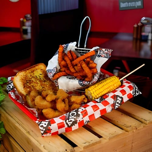 Fried Chicken Tenders Basket.