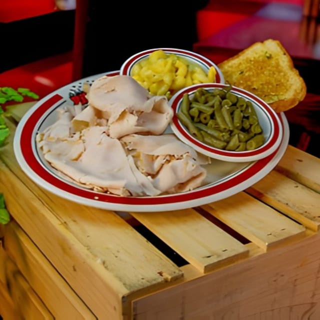 BBQ Turkey Dinner.