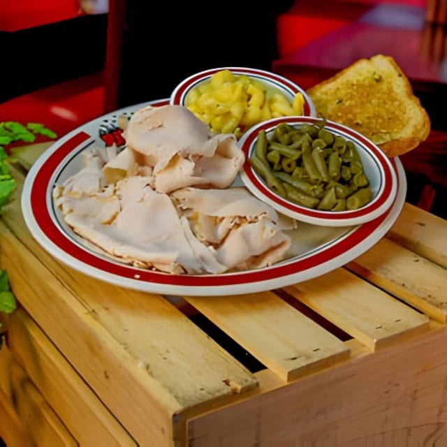 BBQ Turkey Breast Plate.