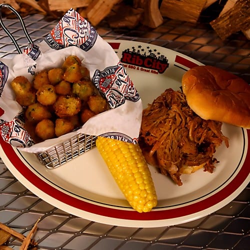 Pulled Pork Sandwich.