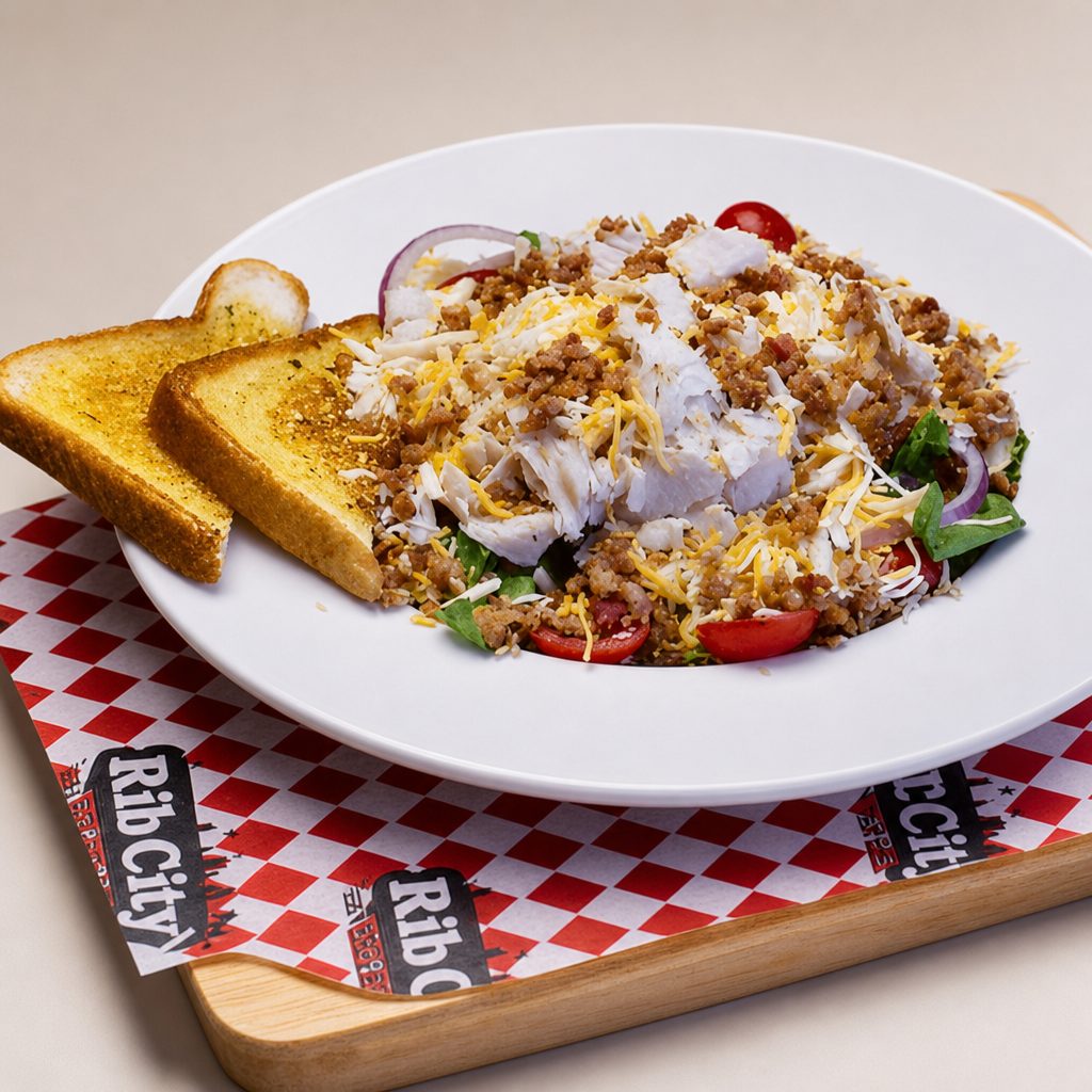 The Rib City Club Salad.