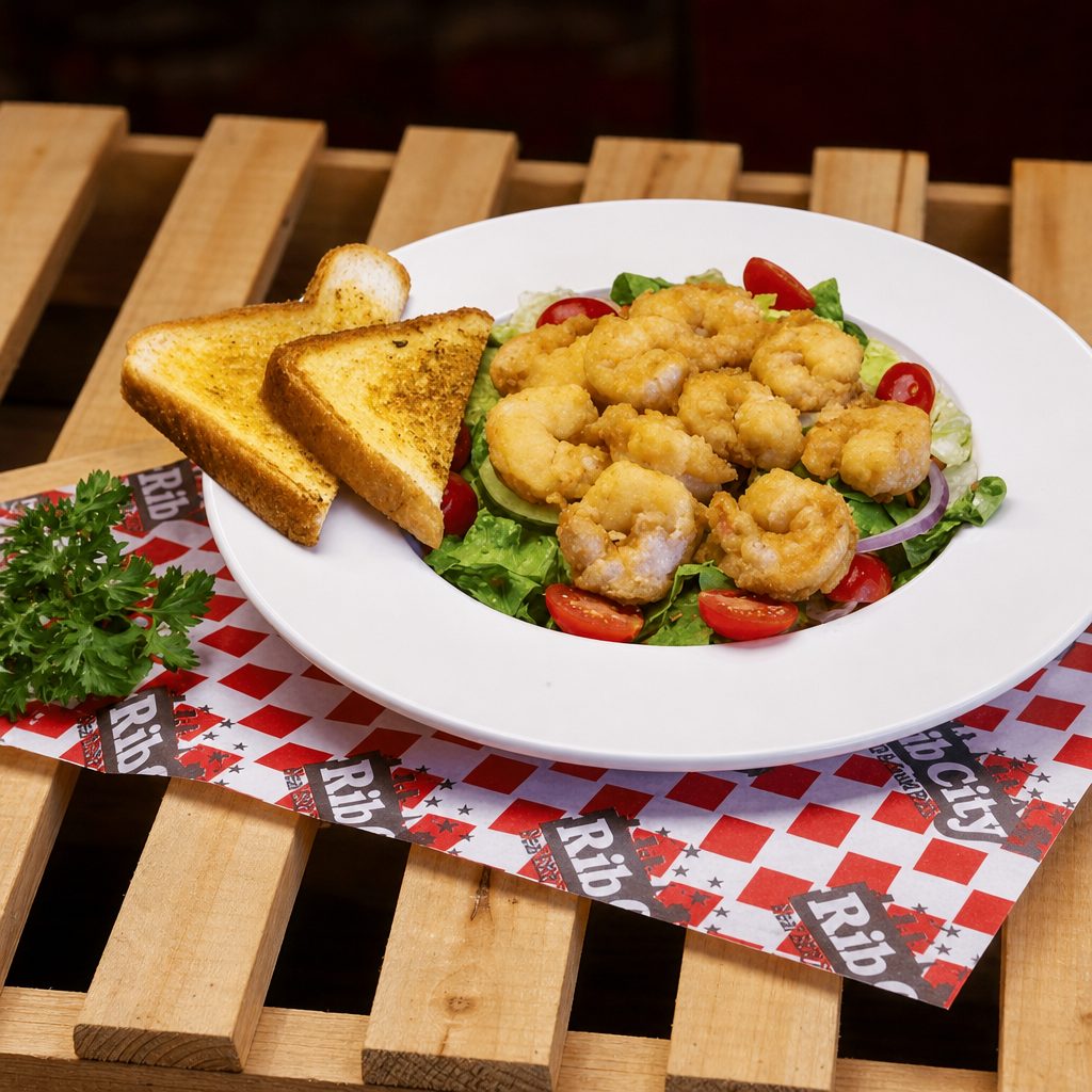Crispy Shrimp Salad.