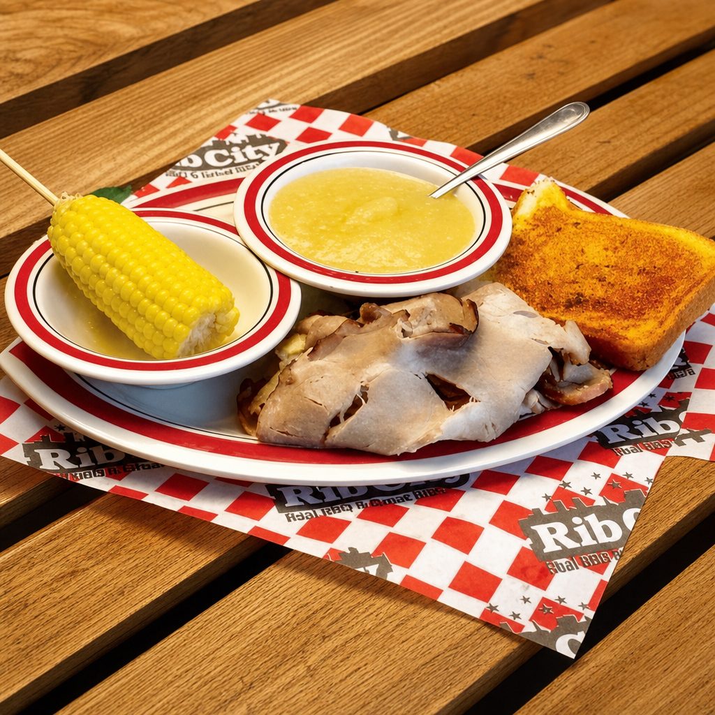 BBQ Pork Plate.