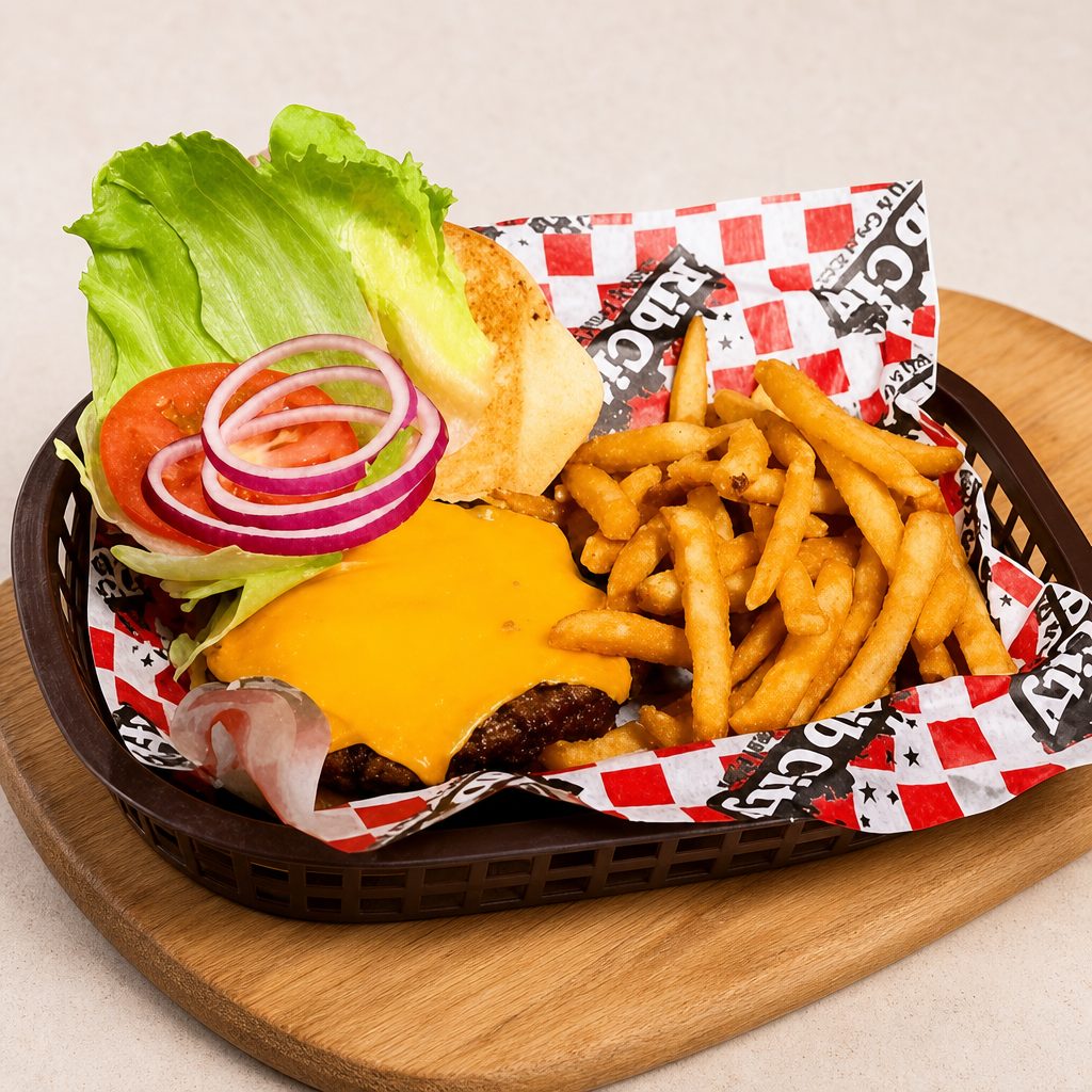 *The Rib City Steakburger Sandwich.