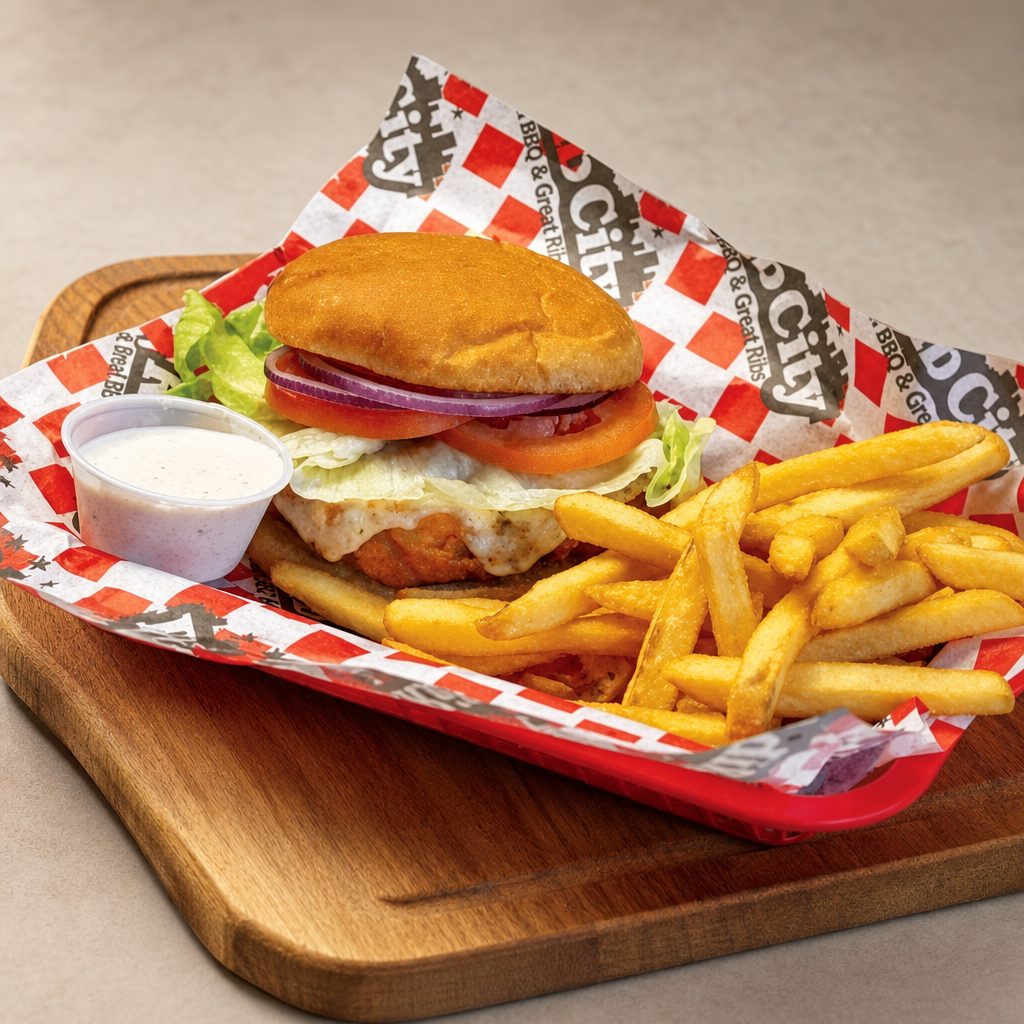 Kickin' Chicken Sandwich.