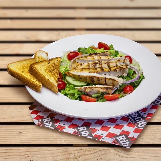 Chicken on the Greens.