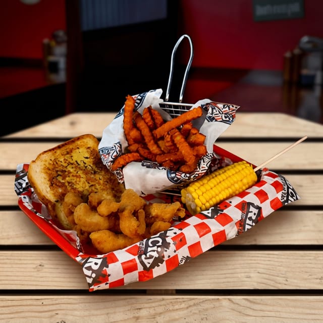 Fried Chicken Tenders Basket.