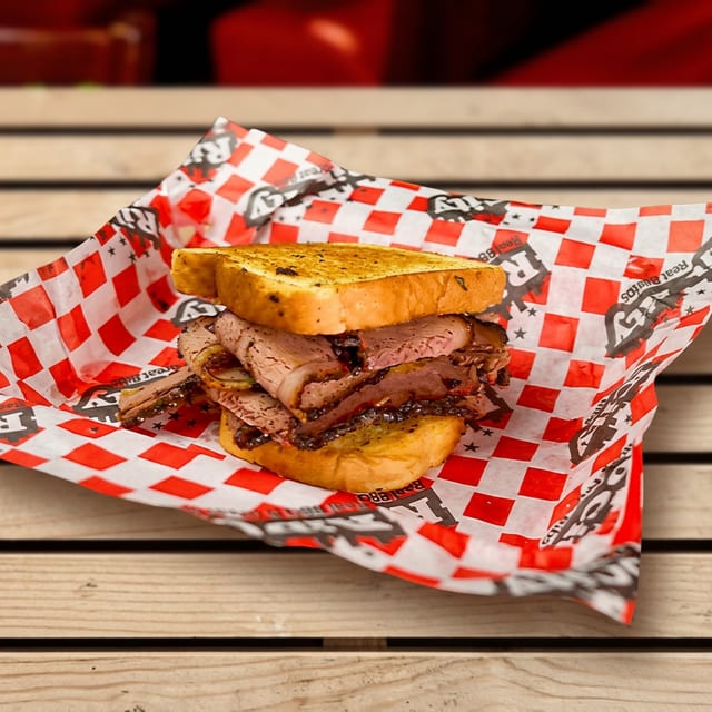 Beef Brisket Sandwich.
